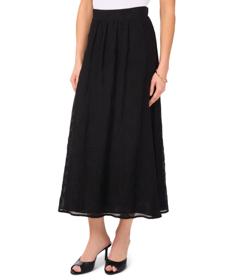 Women's Textured A-Line Skirt