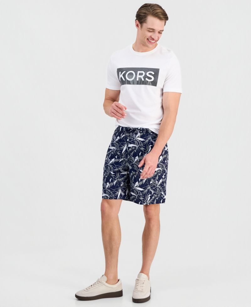 Men's Large Floral Print Shorts