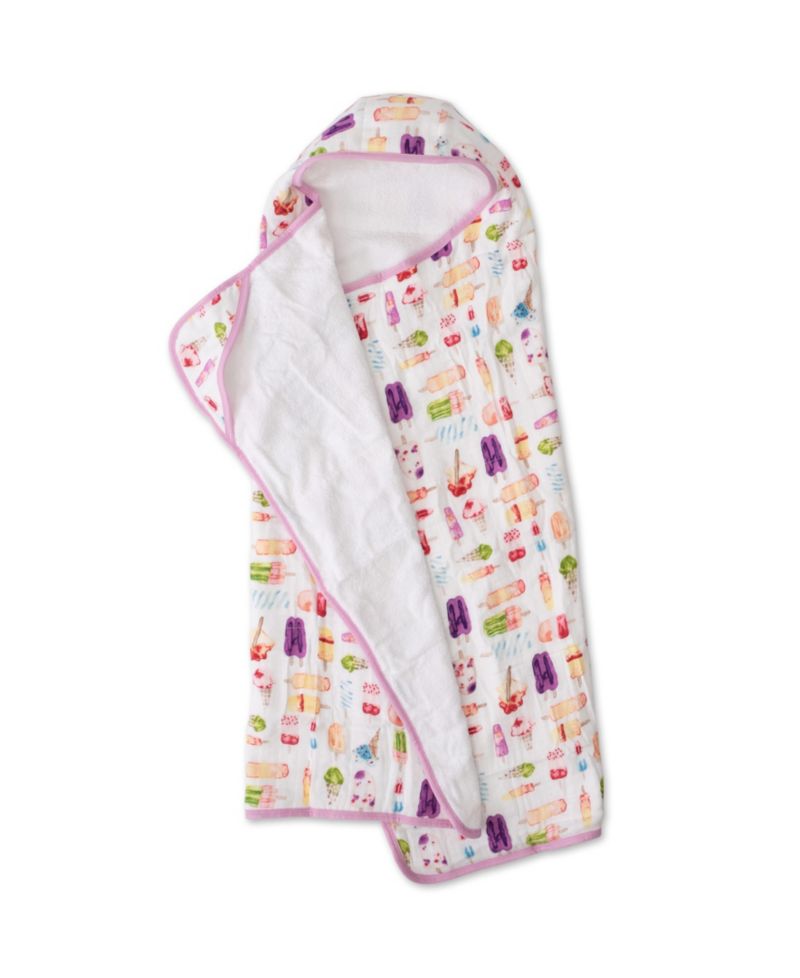 Toddler Cotton Muslin Hooded Towel