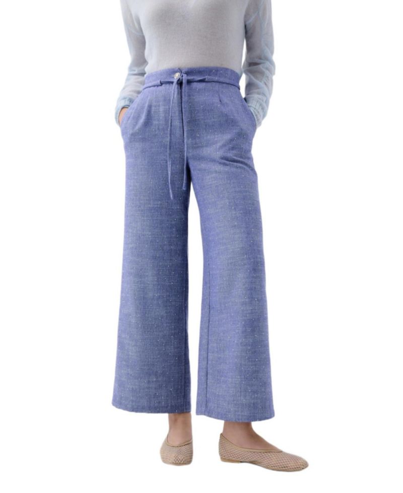 Women's Linen Studs Pant