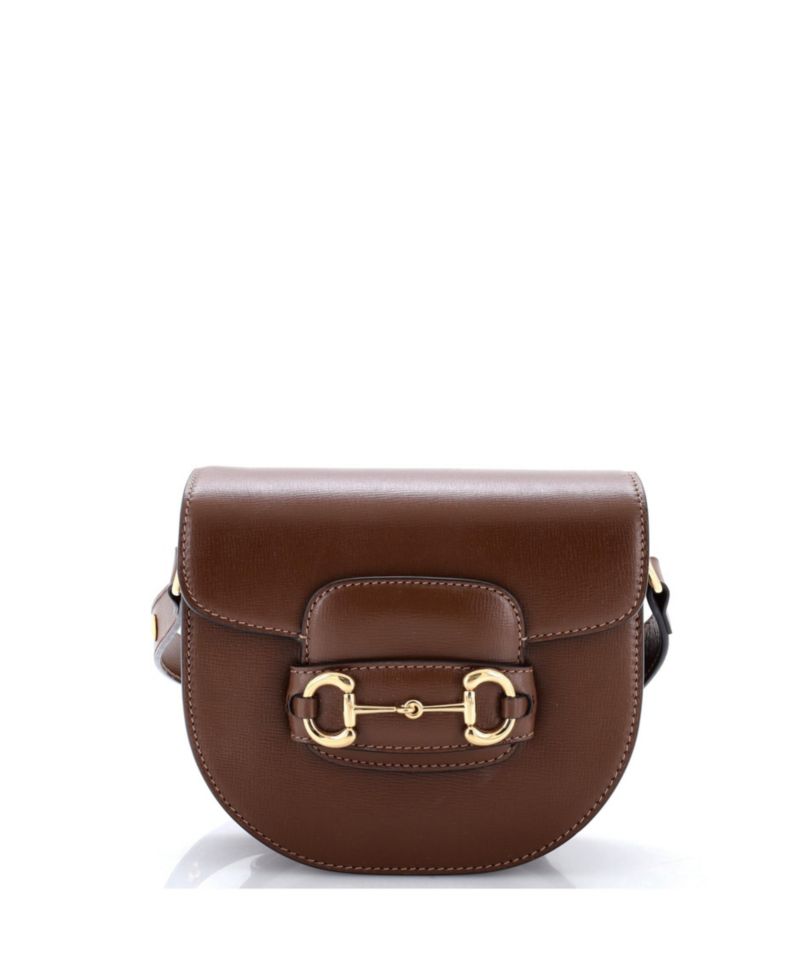 Mini Horsebit 1955 Rounded Shoulder Bag Leather