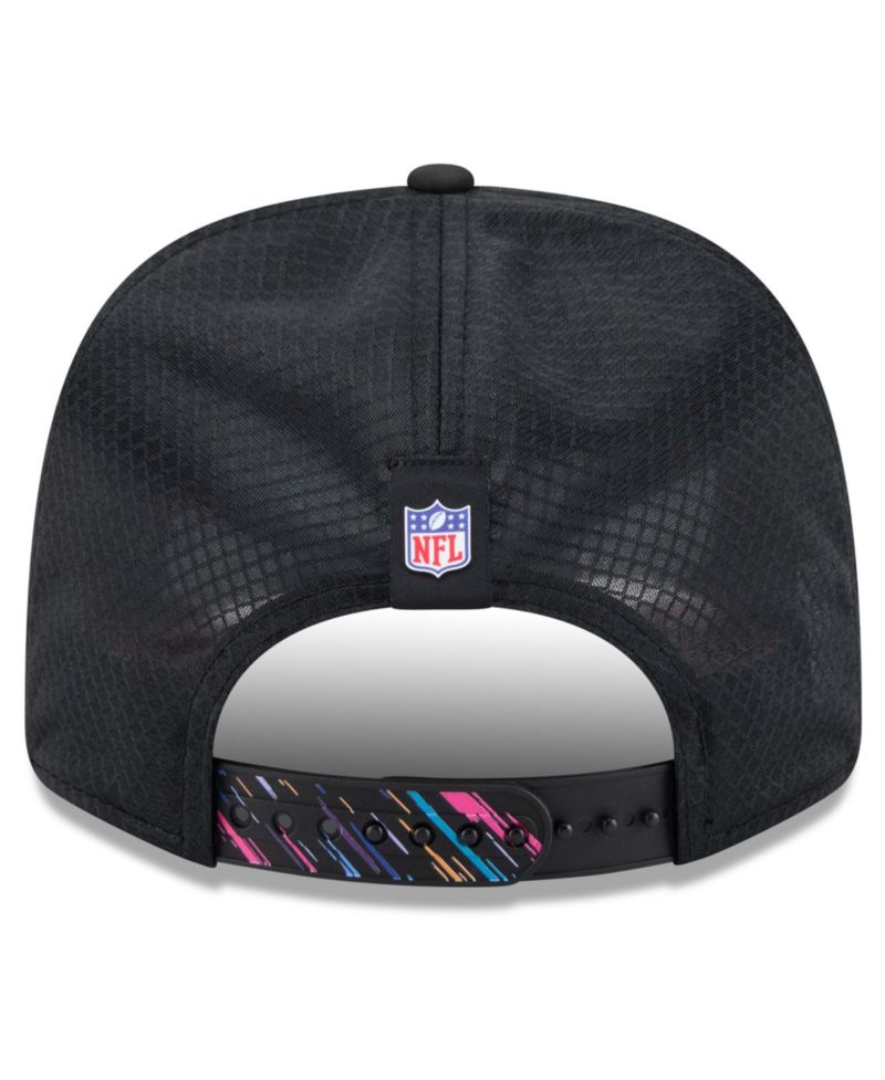 Men's Black Miami Dolphins 2026 NFL Cruical Catch 9SEVENTY Adjustable Trucker Hat