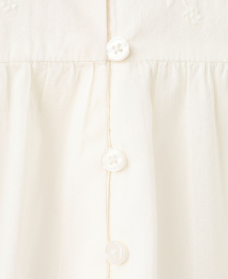 Women's Embroidered Detail Cotton Nightdress