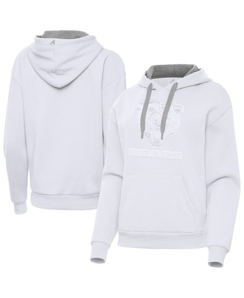 Women's White Chicago Bears Victory Pullover Hoodie