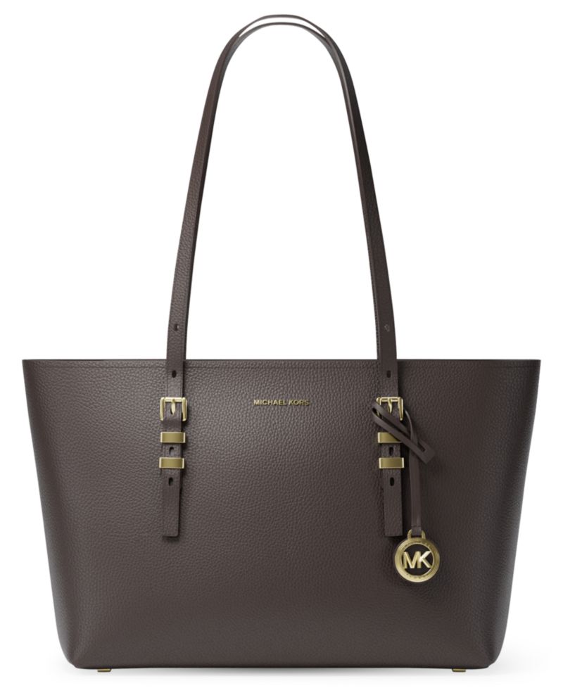 Quinn Medium East West Top-Zip Tote Handbag