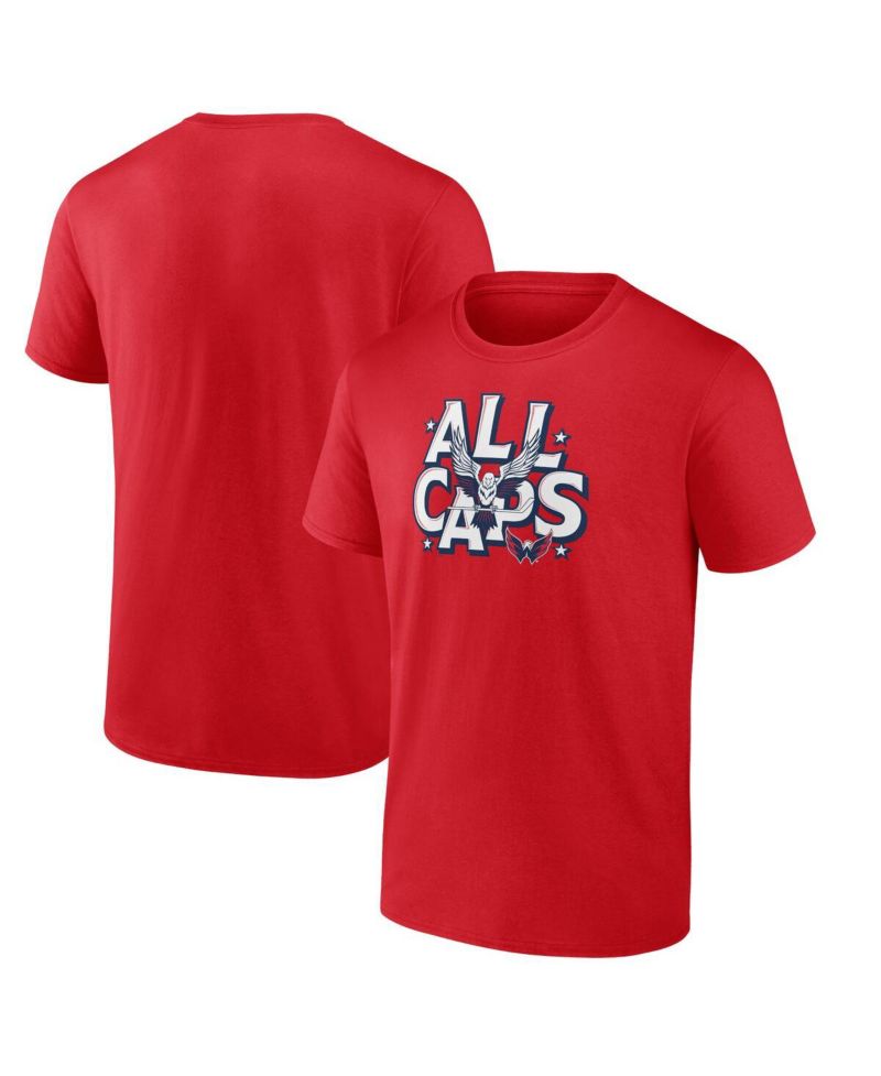 Men's Red Washington Capitals Local Domain T-Shirt