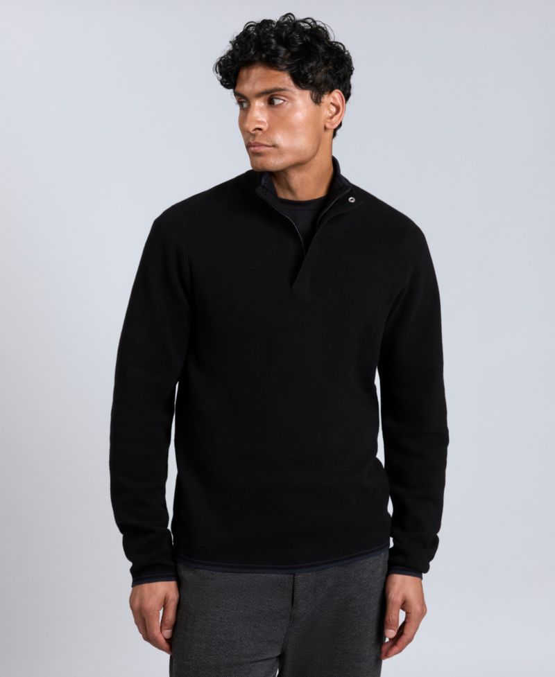 Men's Quarter Zip Sweater