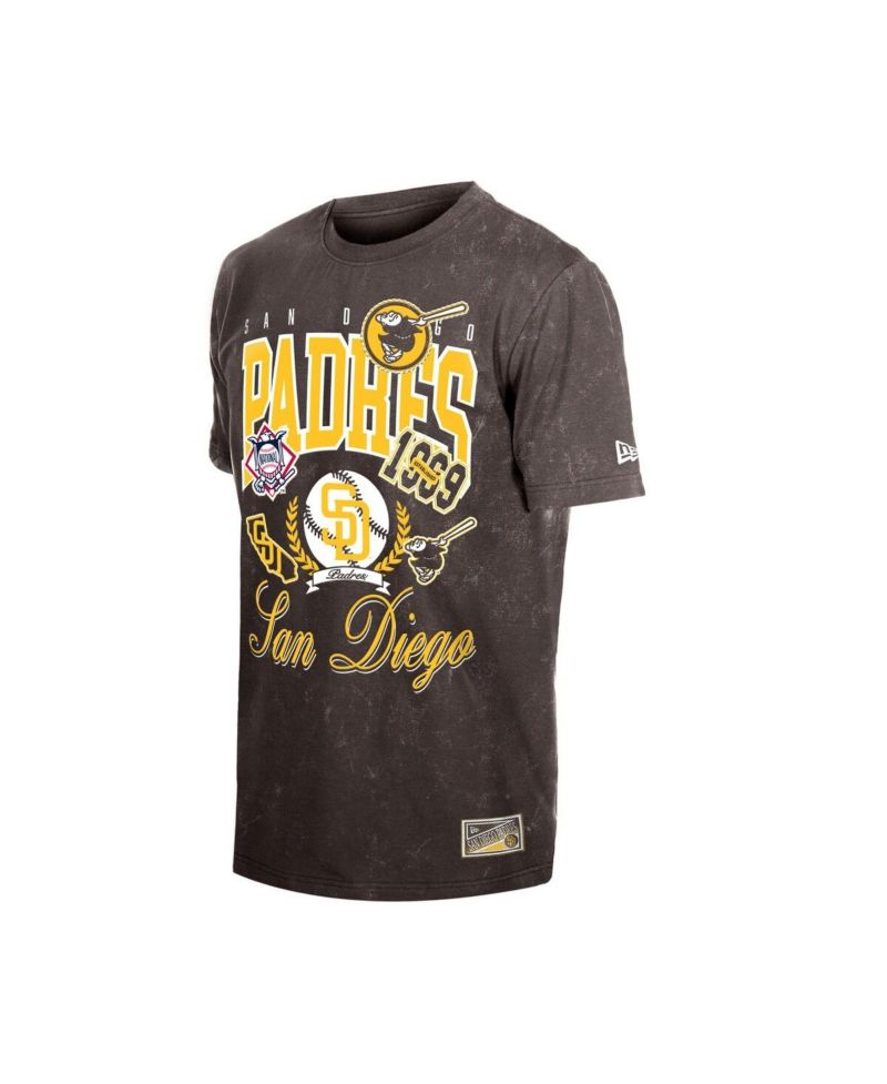 Men's Brown San Diego Padres Mineral Wash T-Shirt
