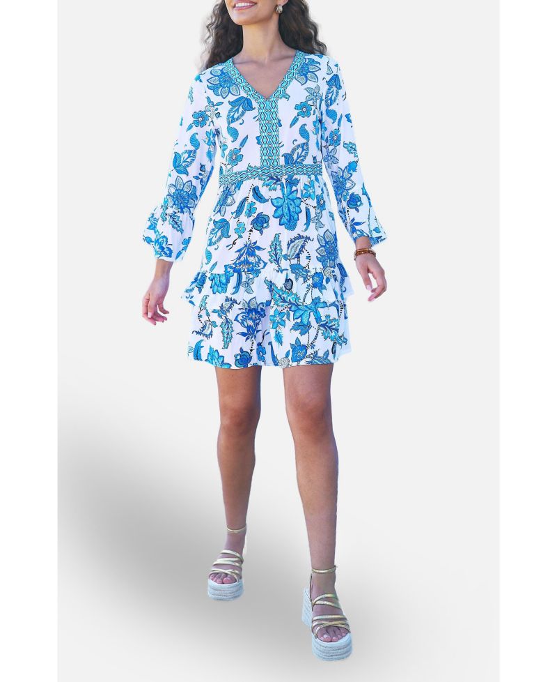 Women's Floral Beach Tunic Dress