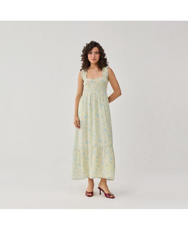 Women's Smocked Maxi Dress