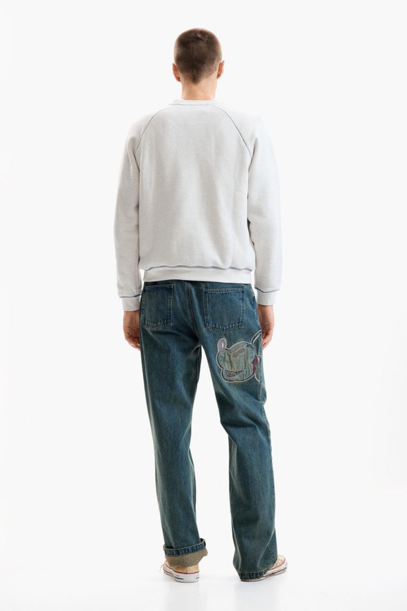 Men's Disney patch jeans