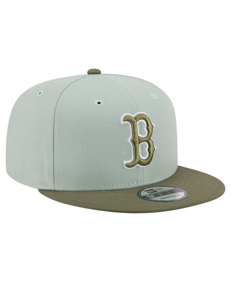 Men's Light Green/Olive Boston Red Sox Color Pack 9FIFTY Snapback Hat