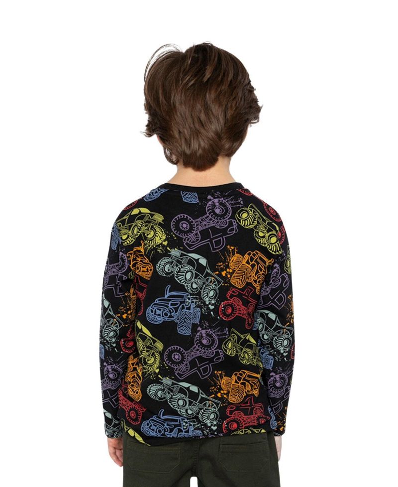 Little Boys 6-12 Organic Cotton Long Sleeve T-Shirt