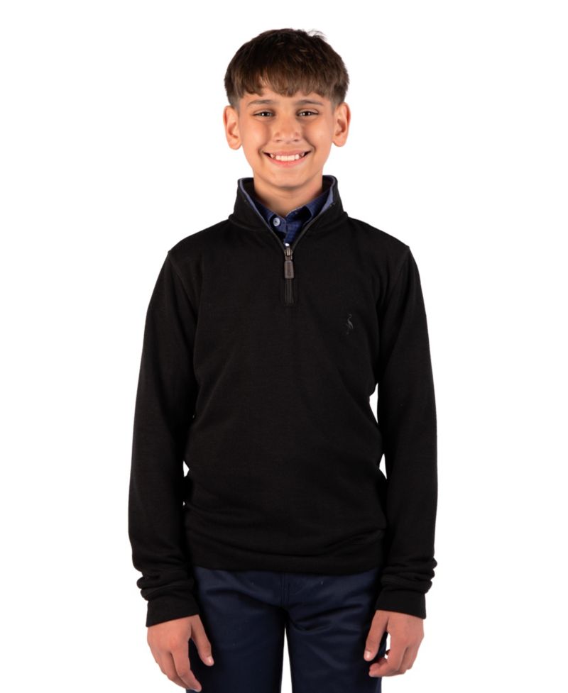 Boys' 8 -20 French Rib Quarter Zip