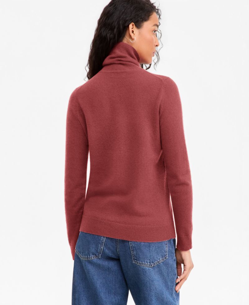 Petite Cashmere Turtleneck Sweater