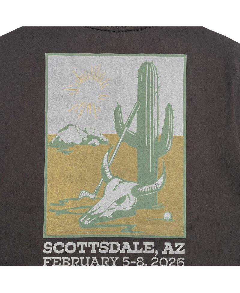 Men's Gray WM Phoenix Open Cactus T-Shirt