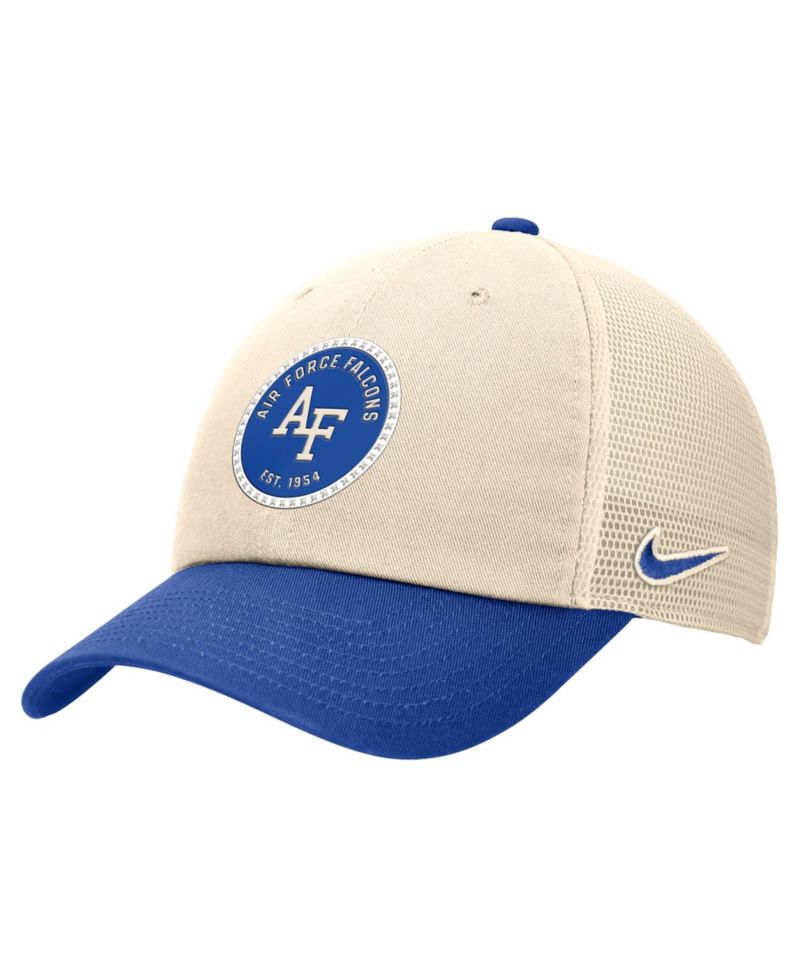 Men's Natural Air Force Falcons Club Trucker Adjustable Hat