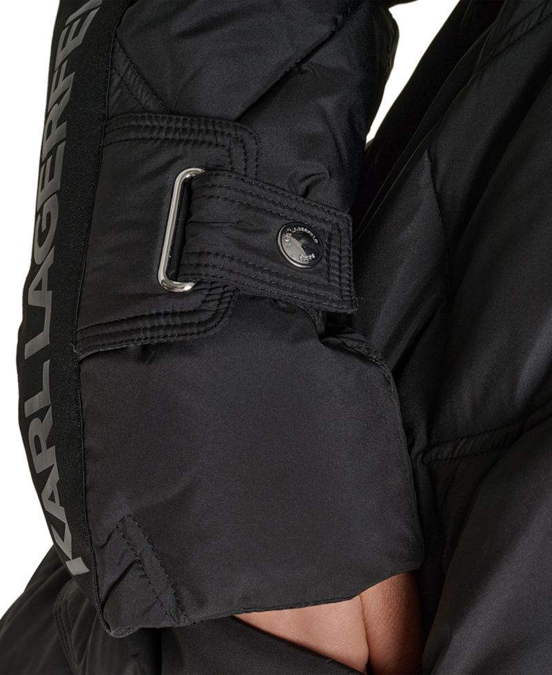 Women's Hooded A-Line Puffer Coat
