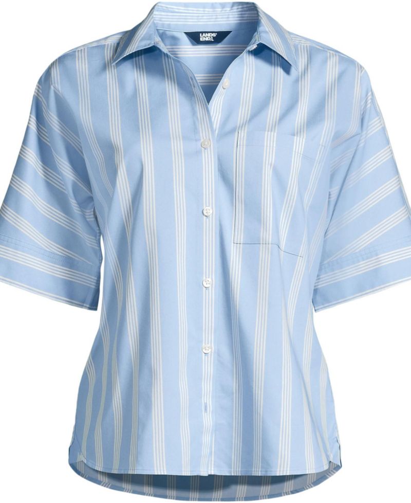 Women's Cooling Elbow Sleeve Button Front Shirt