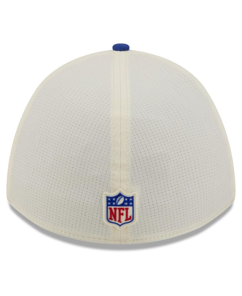 Men's Cream/Royal Buffalo Bills 2026 NFL Training Camp 39THIRTY Flex Hat