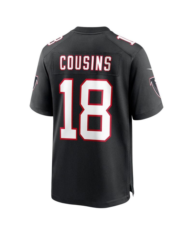 Big Boys and Girls Kirk Cousins Black Atlanta Falcons Alternate Game Jersey