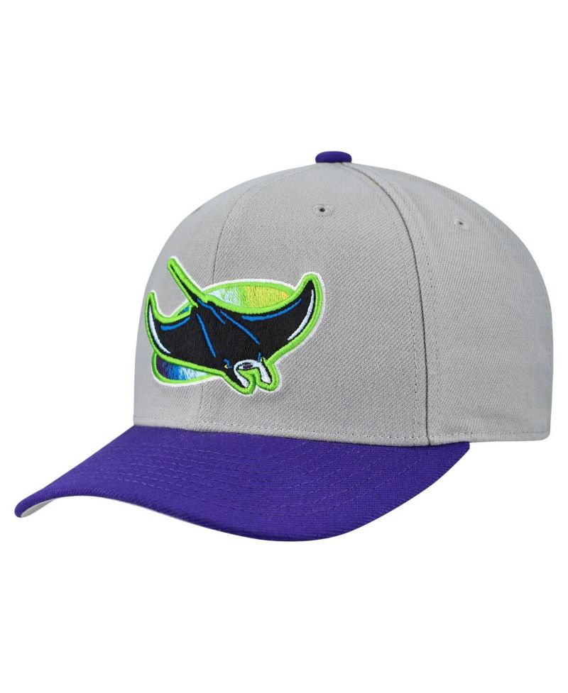 Men's and Women's Gray Tampa Bay Rays Basic Coop Pro Adjustable Hat