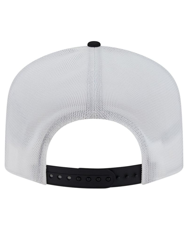 Men's Black/White Pittsburgh Steelers Patch 19TWENTY Adjustable Hat