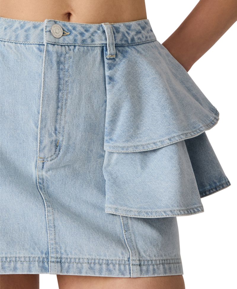 Women's Denim Mini Riannia Skirt
