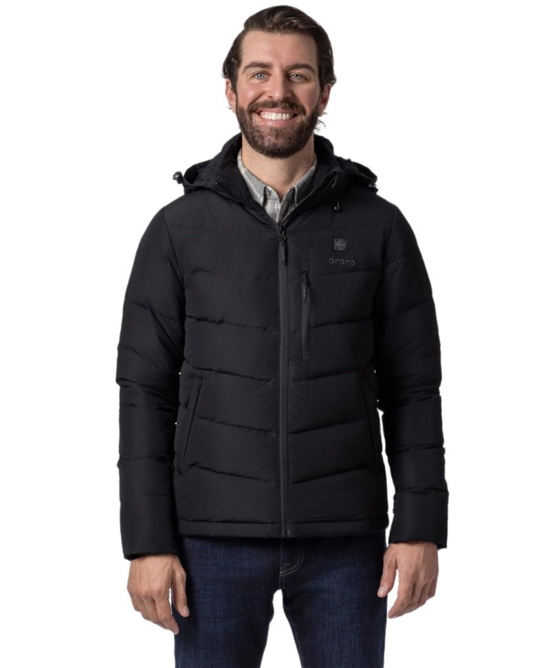 Men's 4-Zone Heated Down Jacket