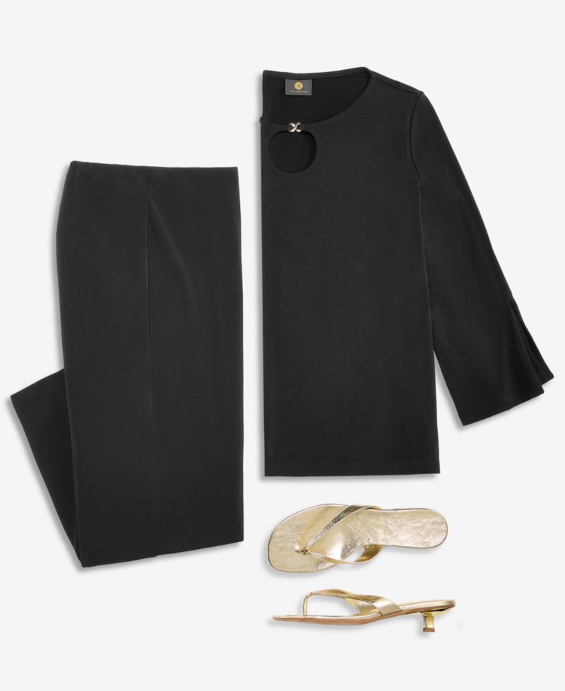 Women's Relaxed Pull-On Knit Culottes