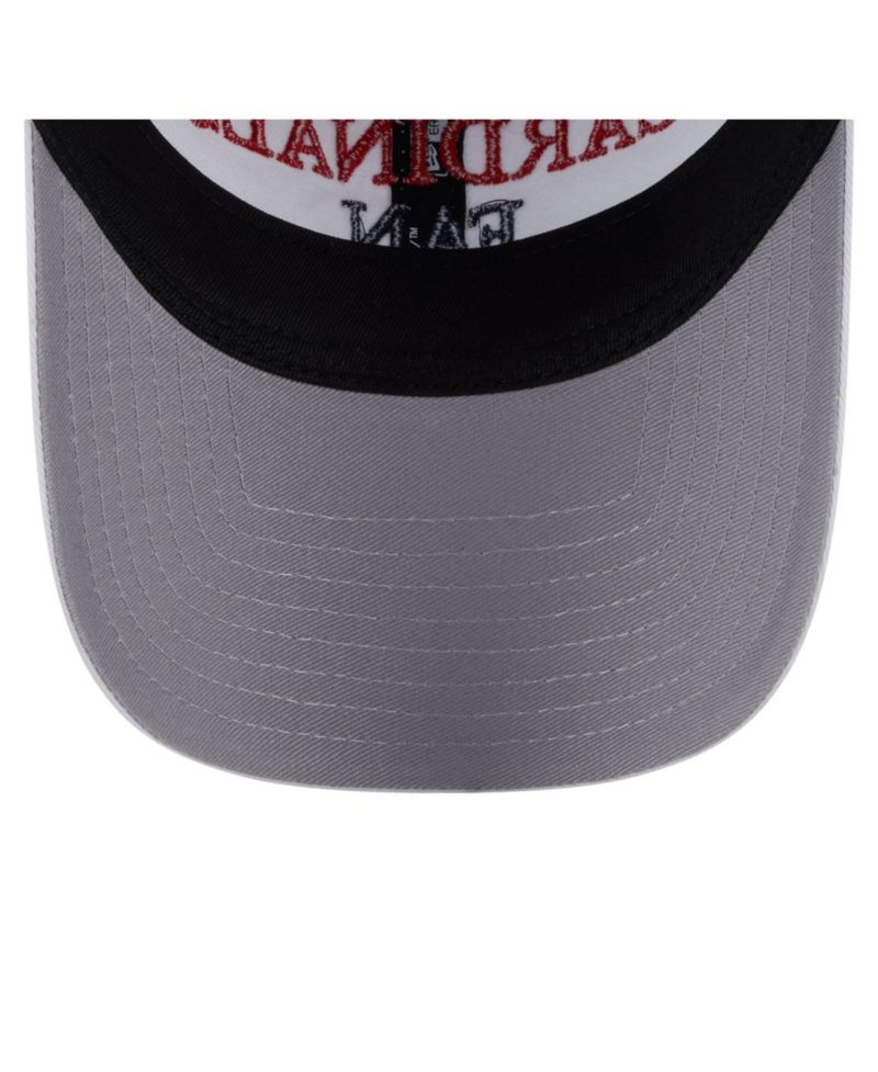 Women's White St. Louis Cardinals Team Fan 9TWENTY Adjustable Hat