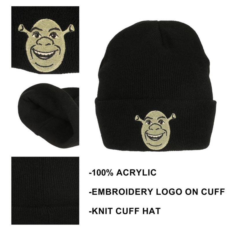 Men's Embroidery Acrylic Knit Standard Cuff Beanie