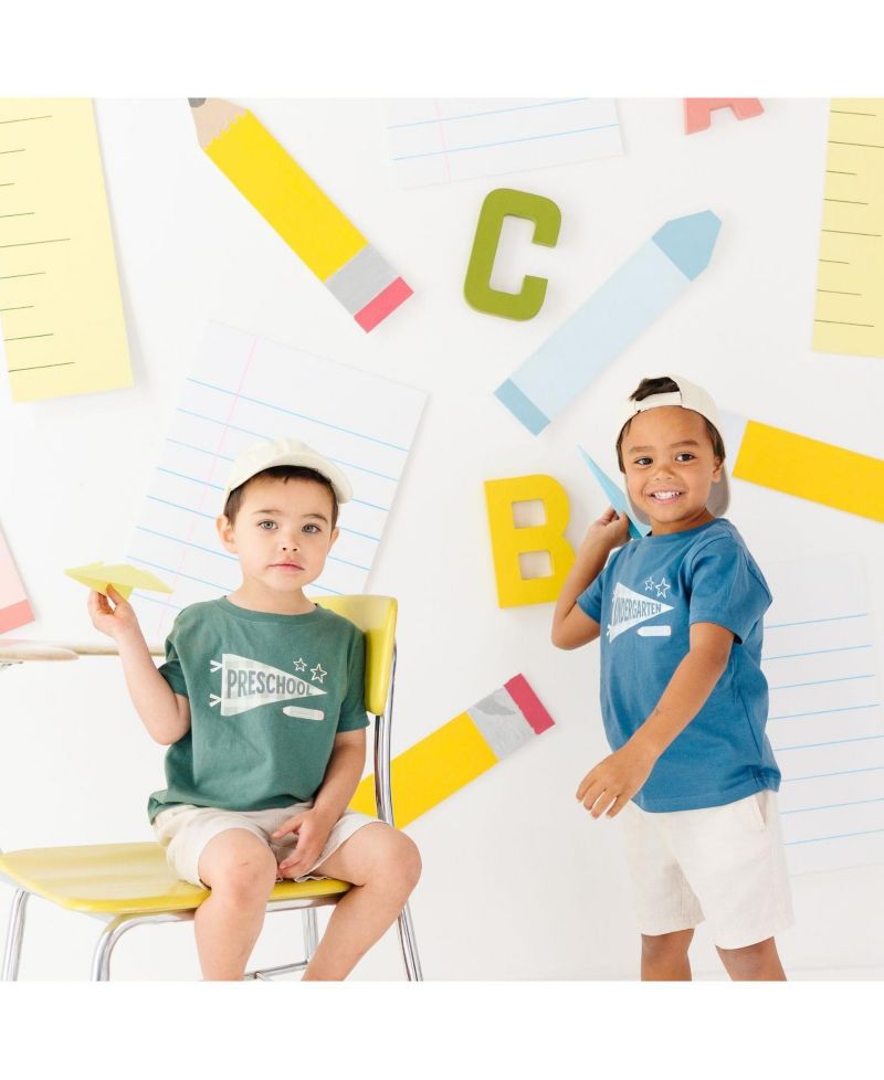 Little Boys Preschool Pennant Short Sleeve T-Shirt