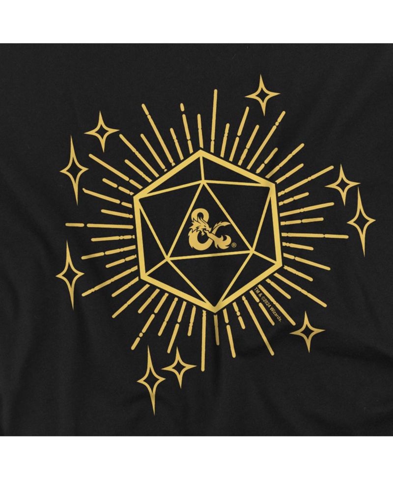 Big & Tall Dungeons And Dragons Year Of The Dragon Lucky D20 T-Shirt