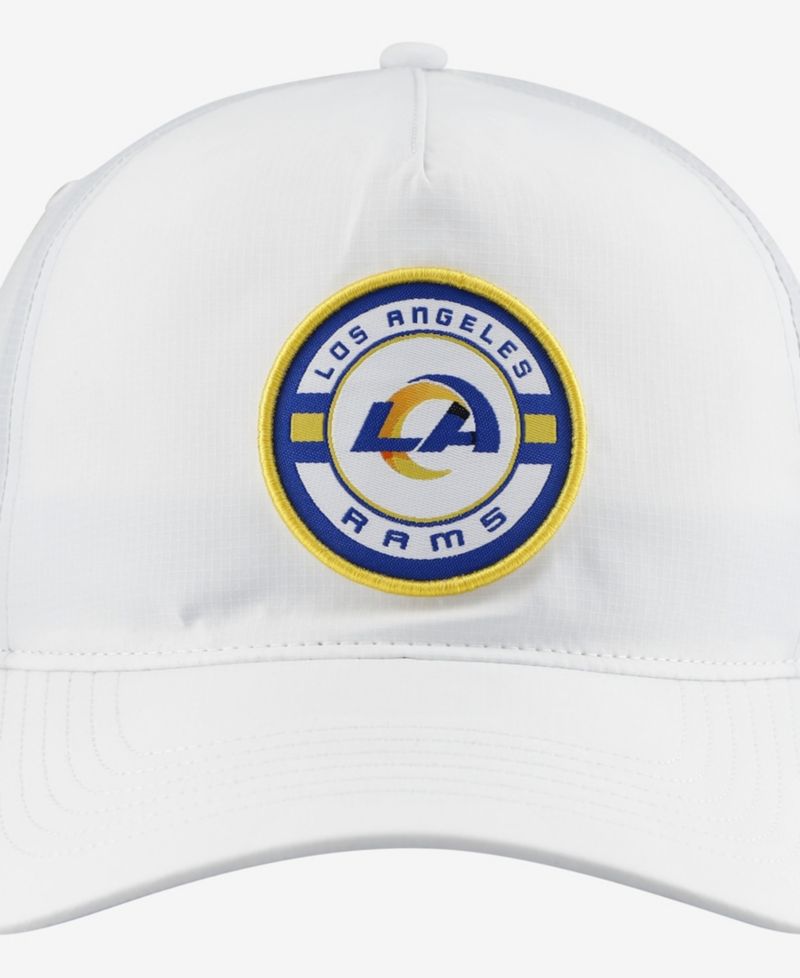 Men's White Los Angeles Rams Strand Adjustable Hitch Hat