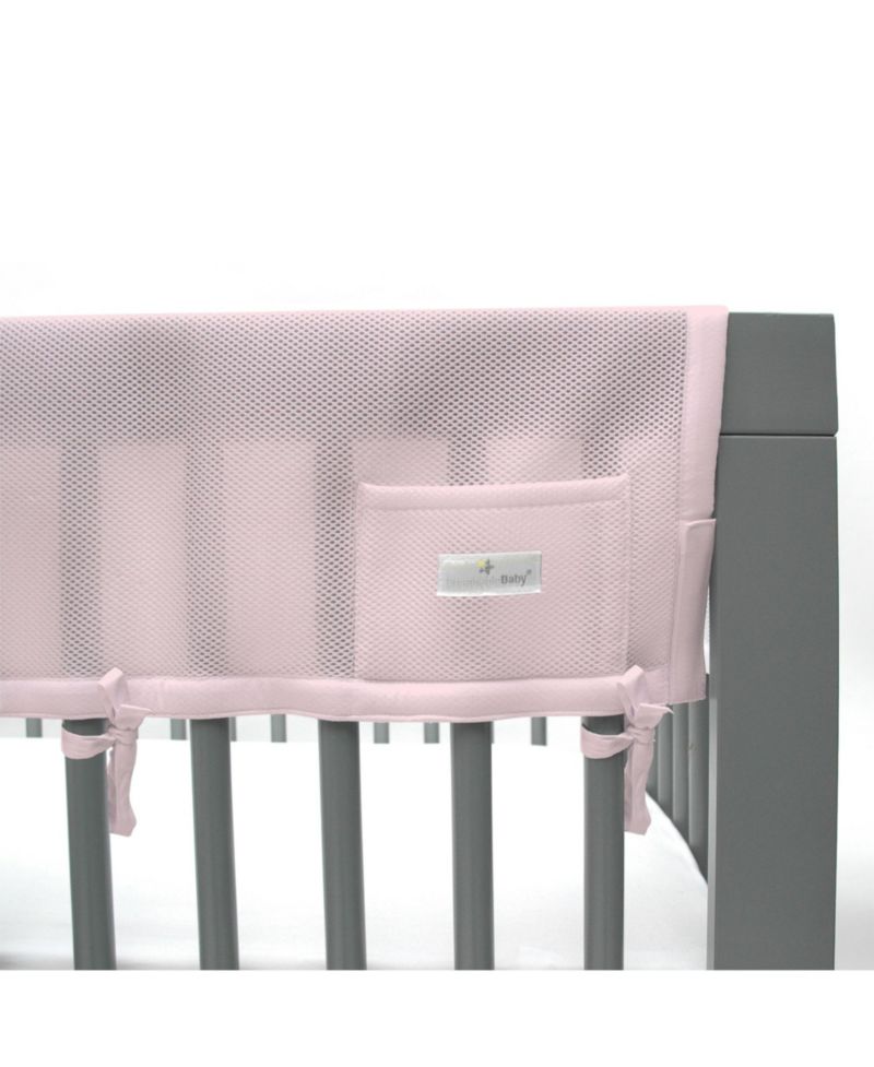 Breathable Mesh Crib RailGuard Teething Cover, 51" Long Panel