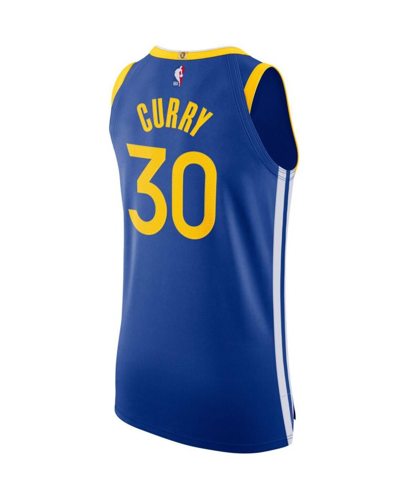 Men's Stephen Curry Royal Golden State Warriors 2020/21 Authentic Jersey - Icon Edition