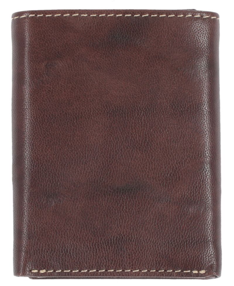Men's Antique-Like Trifold Wallet