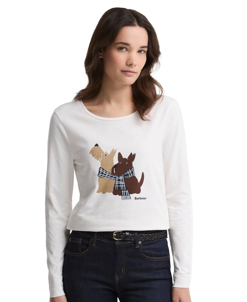 Women's Lossie Dog Duo Graphic Long-Sleeve T-Shirt