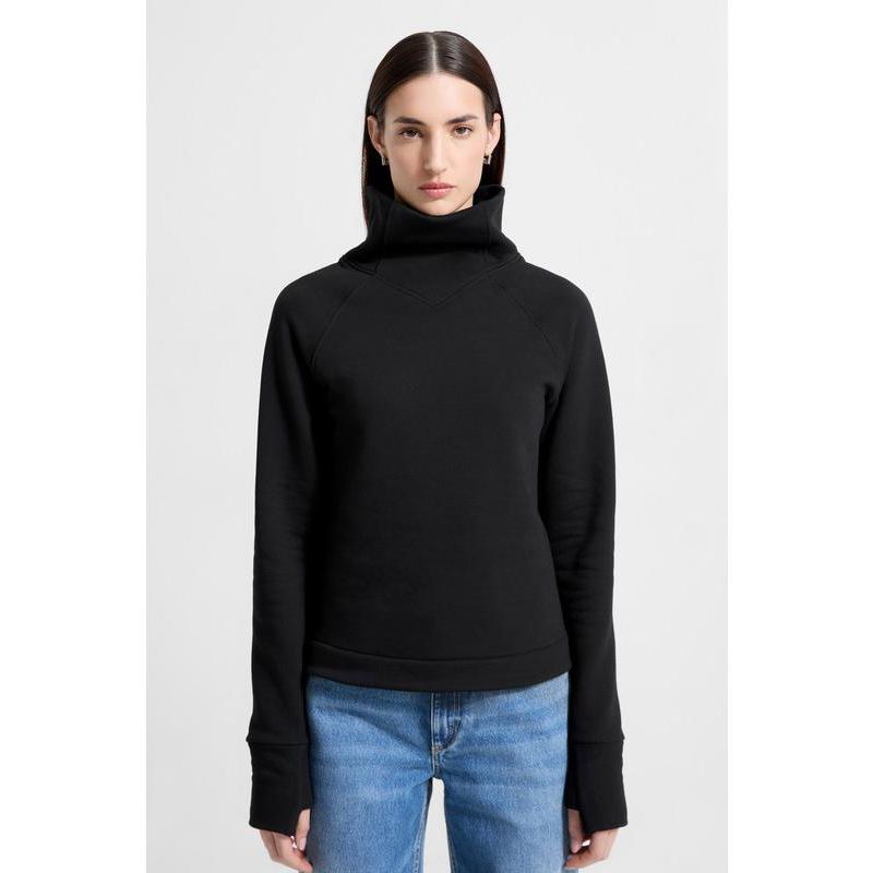 Women's Washington High V-Collar Long-Sleeve Relaxed Sweatshirt with Thumbholes
