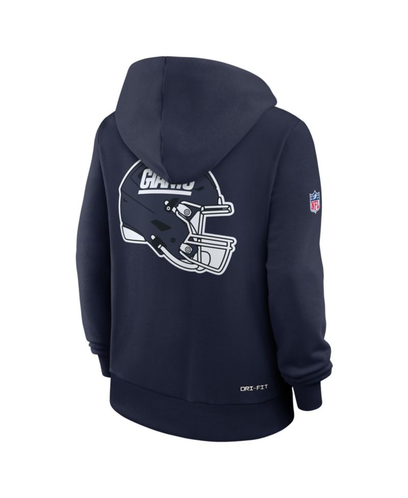 Women's Navy New York Giants Sideline Standard Issue Alternate Dri-FIT Hoodie
