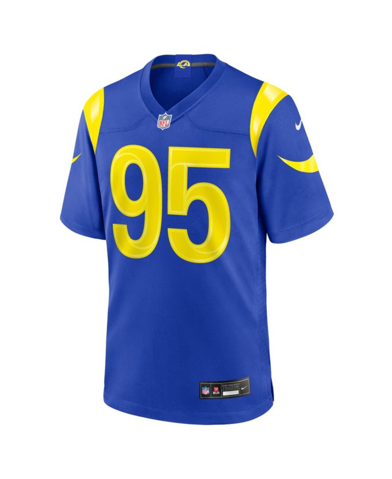Big Boys and Girls Myles Garrett Royal Los Angeles Rams Team Game Jersey