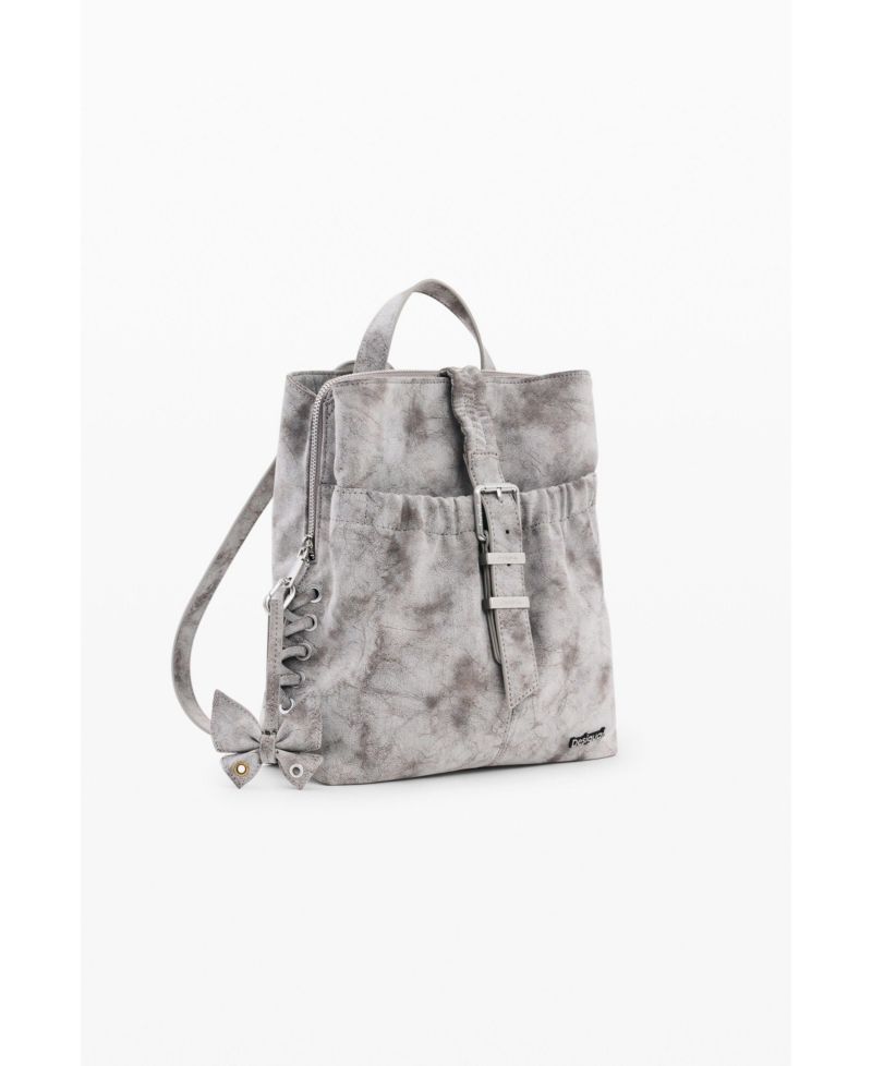 Women's Small leather effect backpack