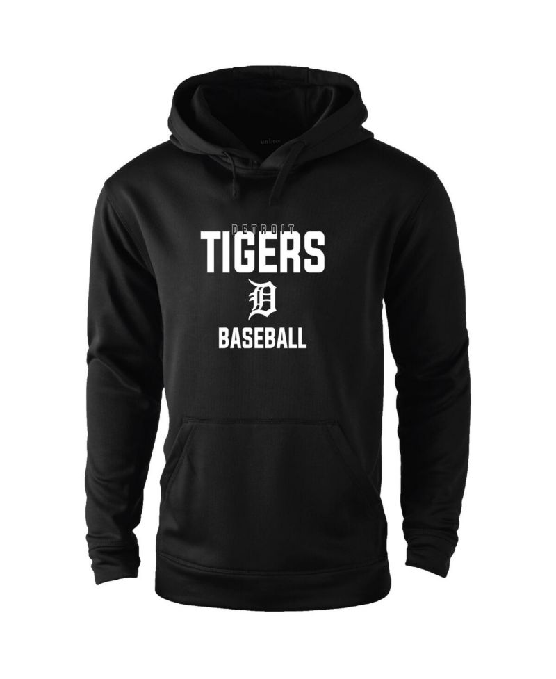 Men's Black Detroit Tigers Champion Pullover Hoodie