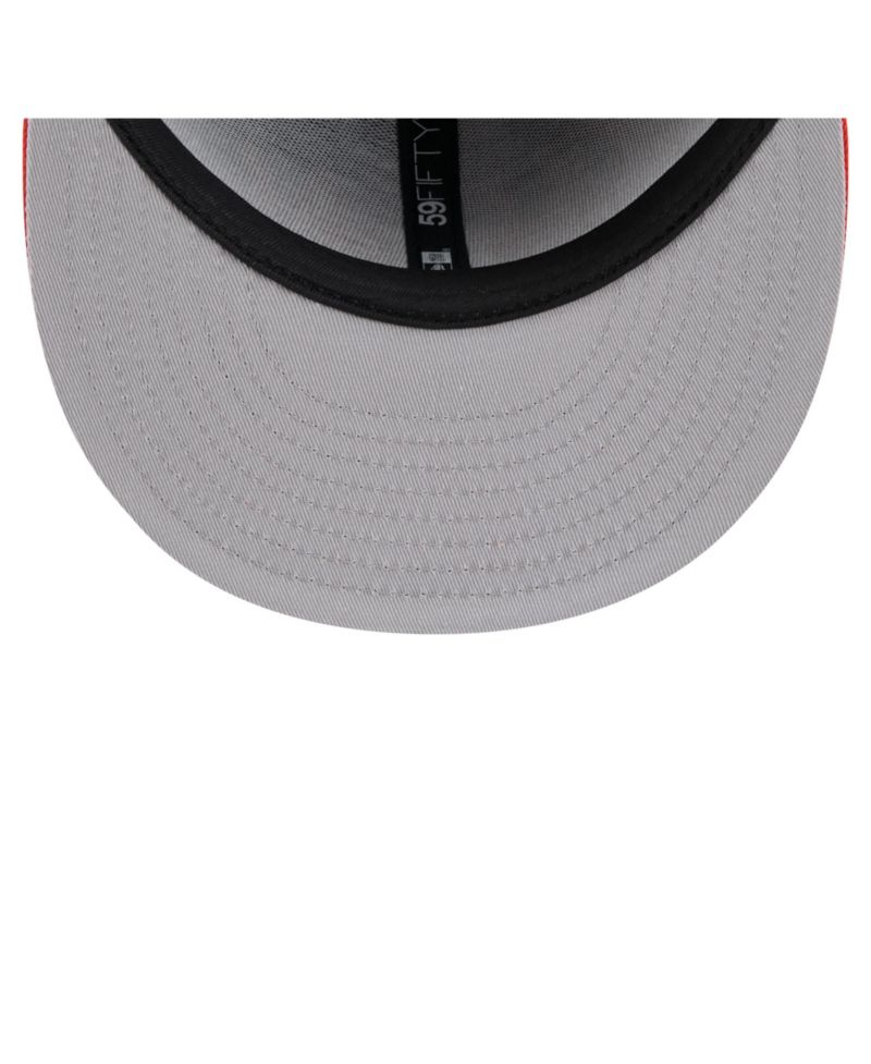 Men's Navy/Orange Houston Astros Retro Pattern 59FIFTY Hat