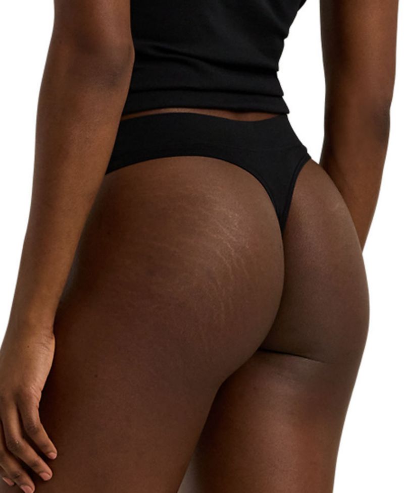 Women's Seamless Stretch Jersey Thong Underwear 4L0010
