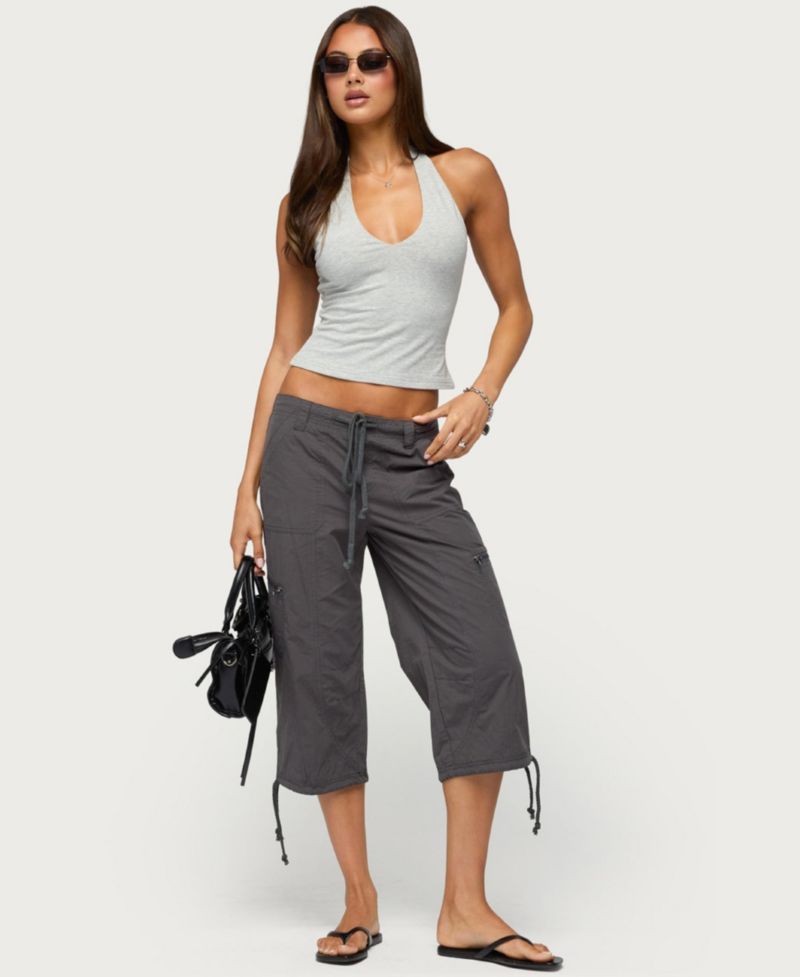 Womens Bennet V Neck Halter Top