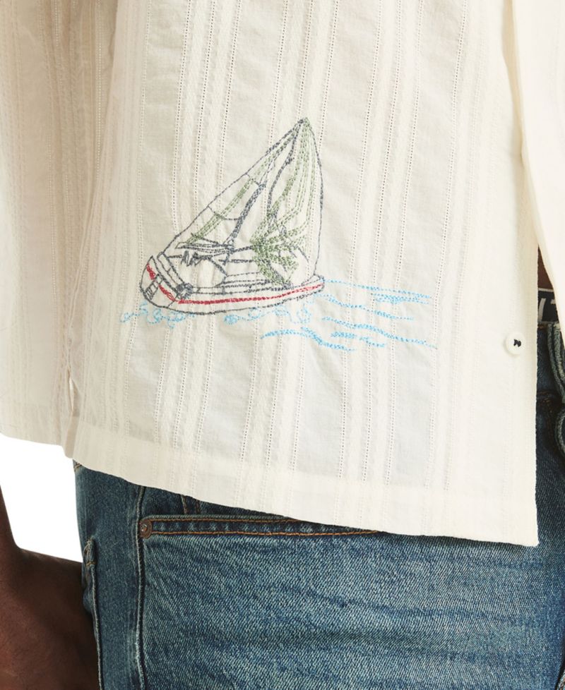Men's Short-Sleeve Camp Collar Shirt