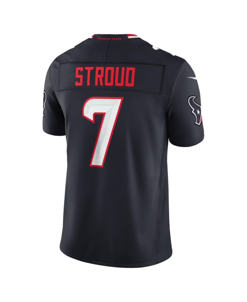 Men's C.J. Stroud Navy Houston Texans Vapor F.U.S.E. Stitched Limited Jersey