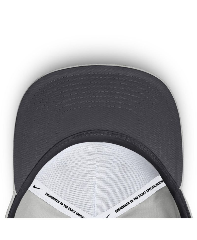 Men's Gray Iowa Hawkeyes 2026 Sideline Dri-FIT Rise Adjustable Hat